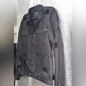 Mens Cult of Individuality Black Jean Jacket
